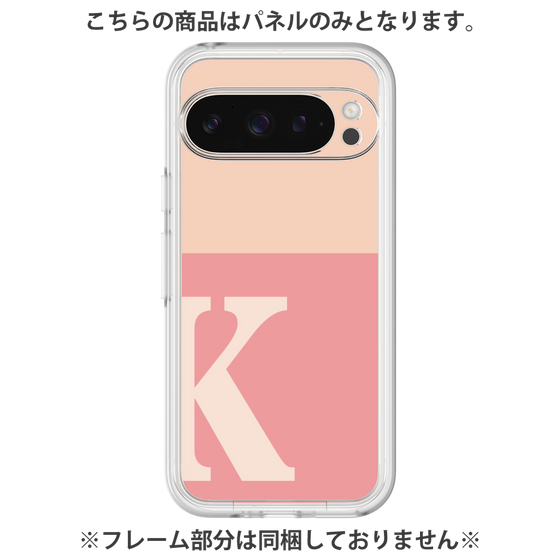 プレミアムパネル［ オリジナル - initial two tone - K pink ］