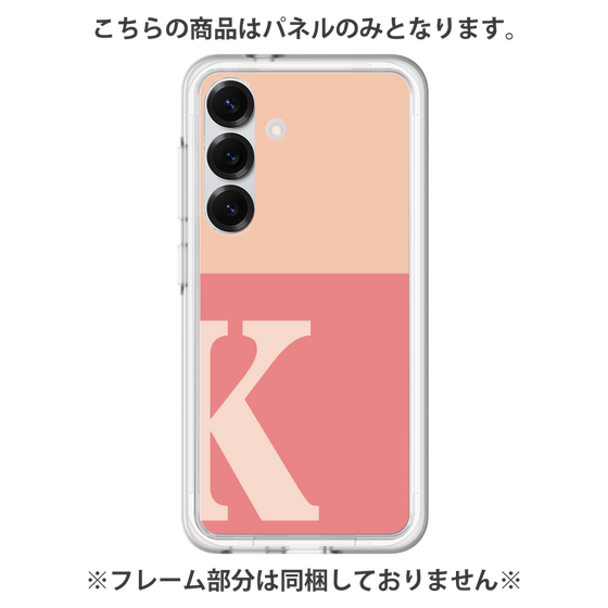 プレミアムパネル［ オリジナル - initial two tone - K pink ］