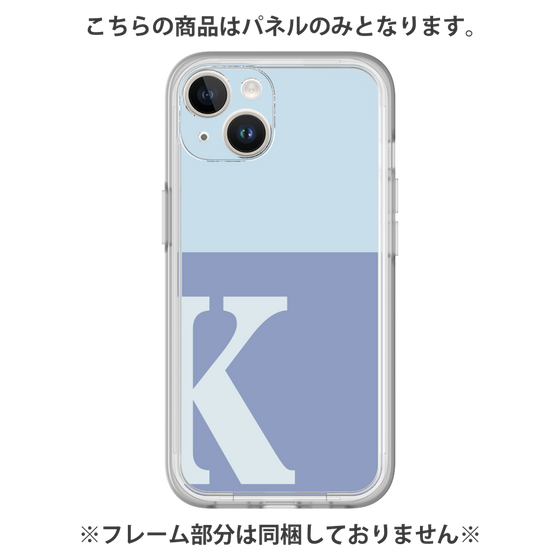 プレミアムパネル［ オリジナル - initial two tone - K blue ］