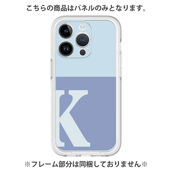 プレミアムパネル［ オリジナル - initial two tone - K blue ］