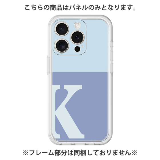 プレミアムパネル［ オリジナル - initial two tone - K blue ］