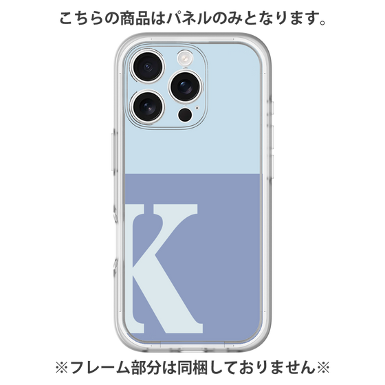 プレミアムパネル［ オリジナル - initial two tone - K blue ］