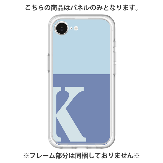 プレミアムパネル［ オリジナル - initial two tone - K blue ］