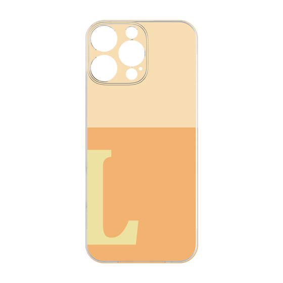 プレミアムパネル［ オリジナル - initial two tone - L orange ］