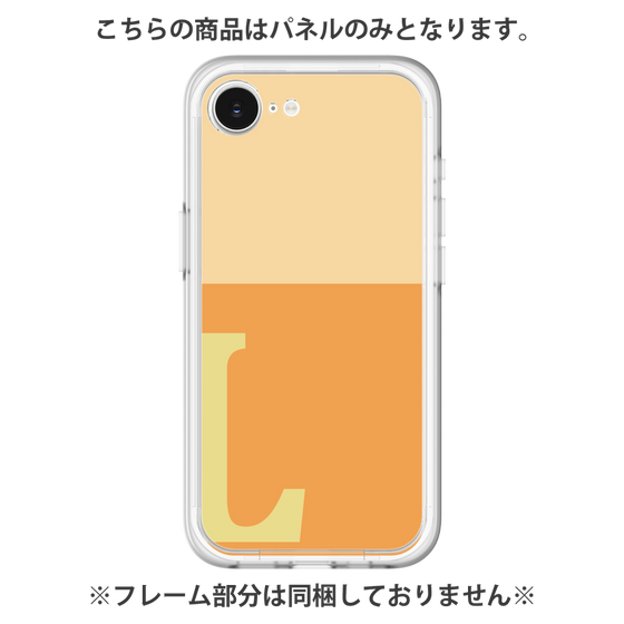 プレミアムパネル［ オリジナル - initial two tone - L orange ］