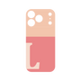 プレミアムパネル［ オリジナル - initial two tone - L pink ］