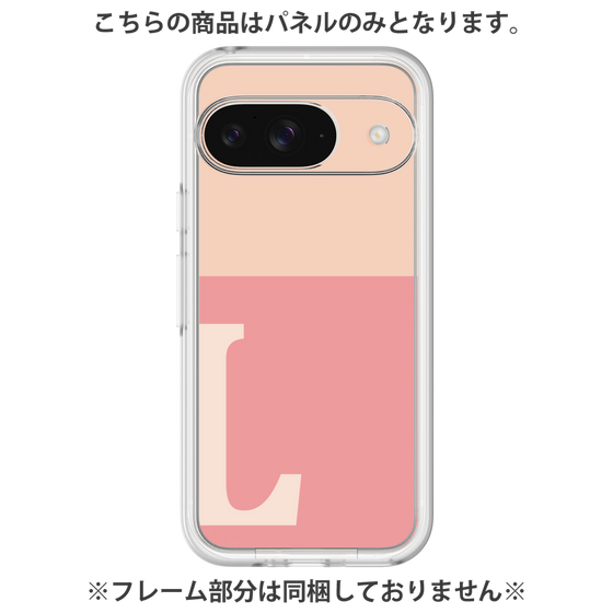 プレミアムパネル［ オリジナル - initial two tone - L pink ］