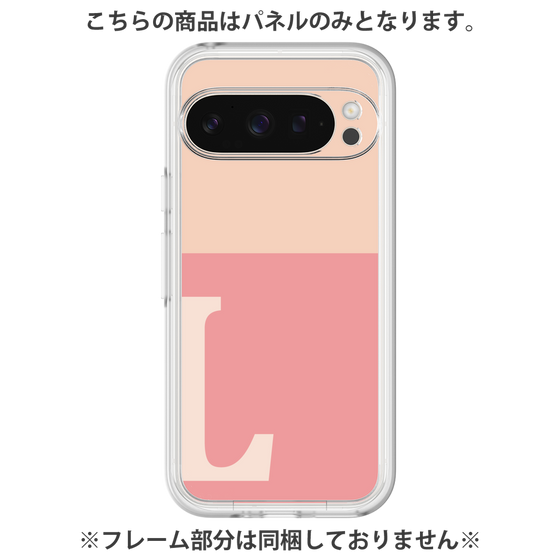 プレミアムパネル［ オリジナル - initial two tone - L pink ］