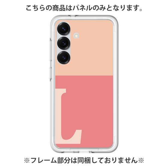 プレミアムパネル［ オリジナル - initial two tone - L pink ］