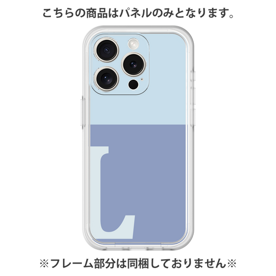 プレミアムパネル［ オリジナル - initial two tone - L blue ］