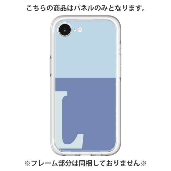 プレミアムパネル［ オリジナル - initial two tone - L blue ］