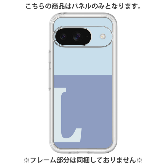 プレミアムパネル［ オリジナル - initial two tone - L blue ］