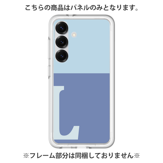 プレミアムパネル［ オリジナル - initial two tone - L blue ］