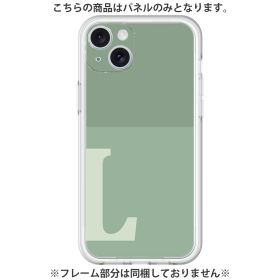 プレミアムパネル［ オリジナル - initial two tone - L green ］