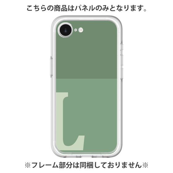 プレミアムパネル［ オリジナル - initial two tone - L green ］