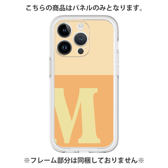 プレミアムパネル［ オリジナル - initial two tone - M orange ］