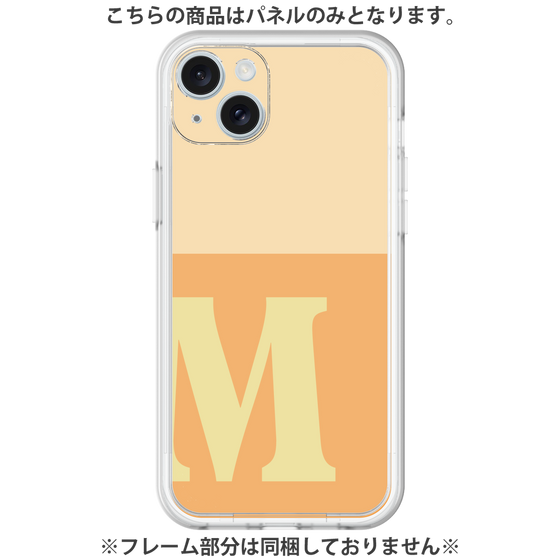 プレミアムパネル［ オリジナル - initial two tone - M orange ］