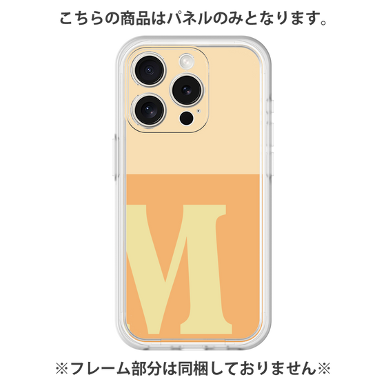 プレミアムパネル［ オリジナル - initial two tone - M orange ］