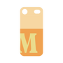 プレミアムパネル［ オリジナル - initial two tone - M orange ］