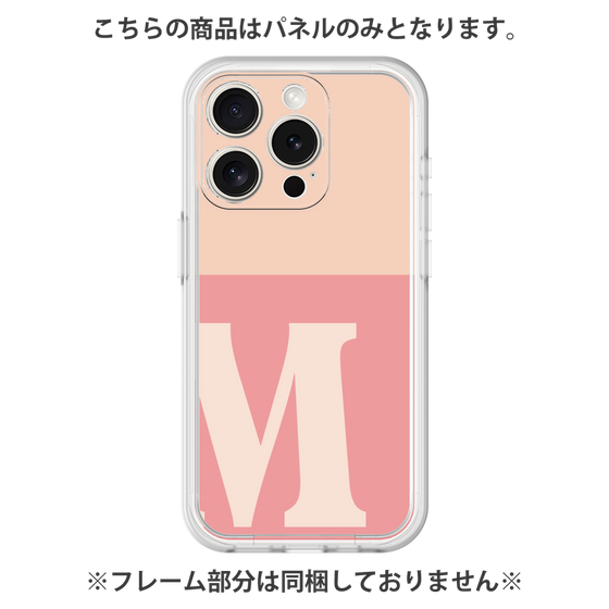 プレミアムパネル［ オリジナル - initial two tone - M pink ］