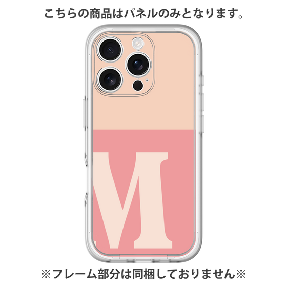 プレミアムパネル［ オリジナル - initial two tone - M pink ］
