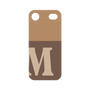 プレミアムパネル［ オリジナル - initial two tone - M brown ］