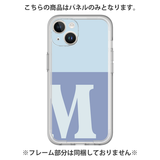 プレミアムパネル［ オリジナル - initial two tone - M blue ］