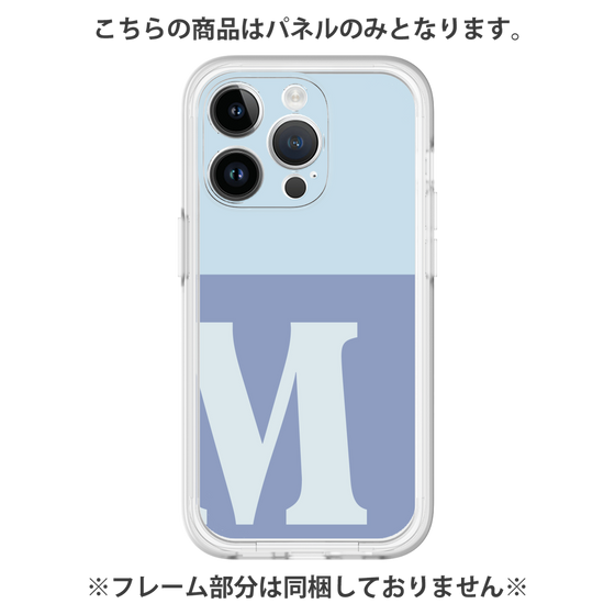 プレミアムパネル［ オリジナル - initial two tone - M blue ］