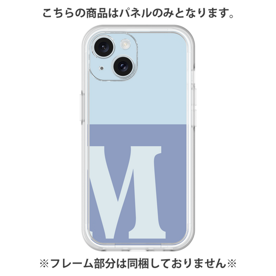 プレミアムパネル［ オリジナル - initial two tone - M blue ］