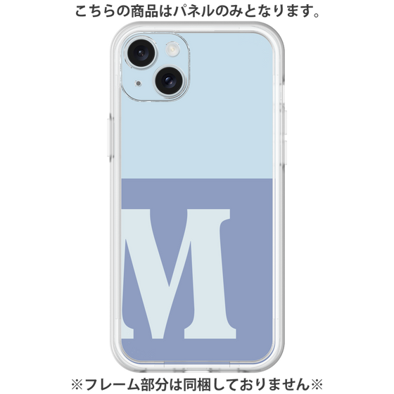 プレミアムパネル［ オリジナル - initial two tone - M blue ］