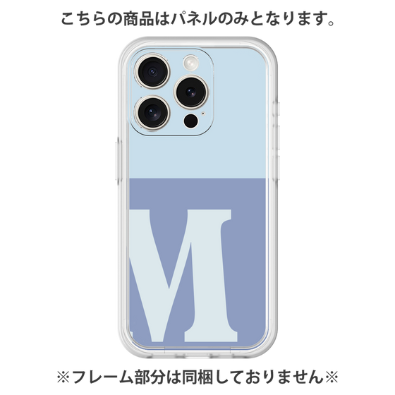 プレミアムパネル［ オリジナル - initial two tone - M blue ］