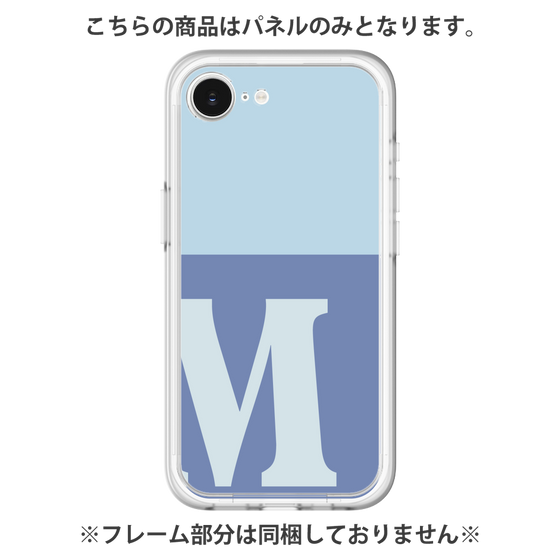 プレミアムパネル［ オリジナル - initial two tone - M blue ］
