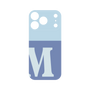 プレミアムパネル［ オリジナル - initial two tone - M blue ］