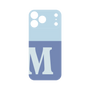 プレミアムパネル［ オリジナル - initial two tone - M blue ］