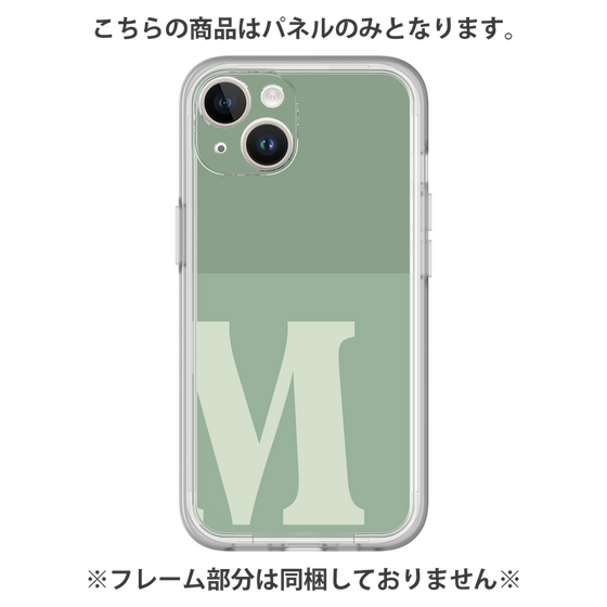 プレミアムパネル［ オリジナル - initial two tone - M green ］