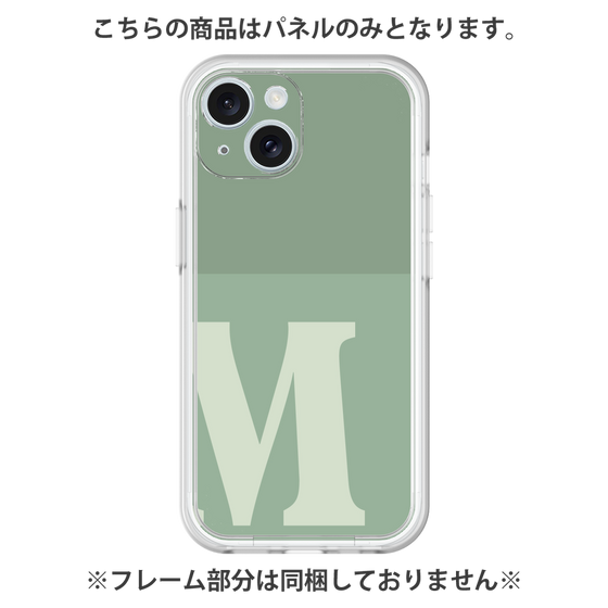 プレミアムパネル［ オリジナル - initial two tone - M green ］