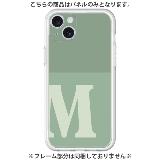 プレミアムパネル［ オリジナル - initial two tone - M green ］