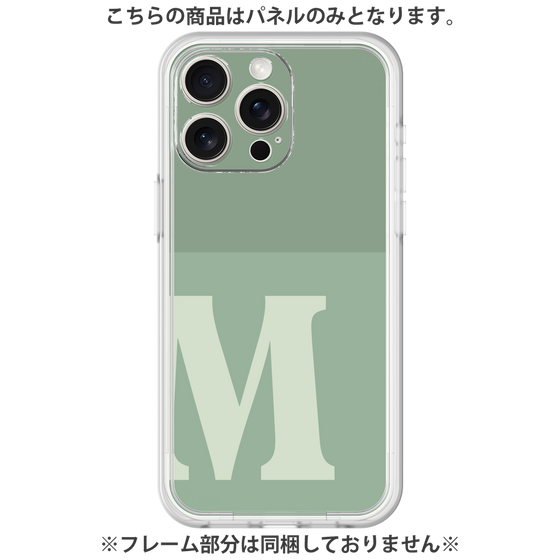 プレミアムパネル［ オリジナル - initial two tone - M green ］