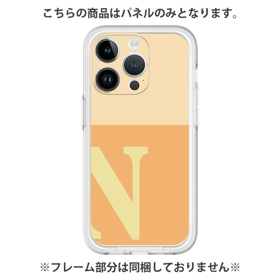 プレミアムパネル［ オリジナル - initial two tone - N orange ］