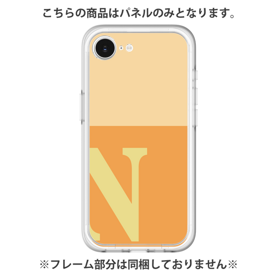 プレミアムパネル［ オリジナル - initial two tone - N orange ］