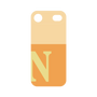 プレミアムパネル［ オリジナル - initial two tone - N orange ］