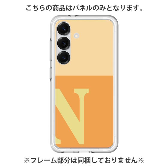プレミアムパネル［ オリジナル - initial two tone - N orange ］