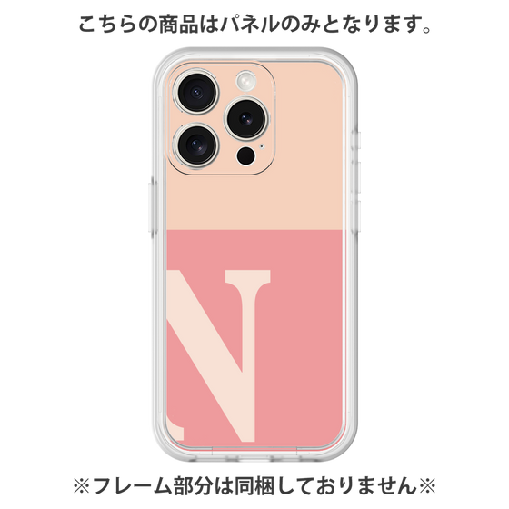 プレミアムパネル［ オリジナル - initial two tone - N pink ］