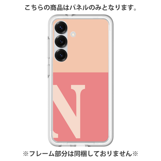 プレミアムパネル［ オリジナル - initial two tone - N pink ］