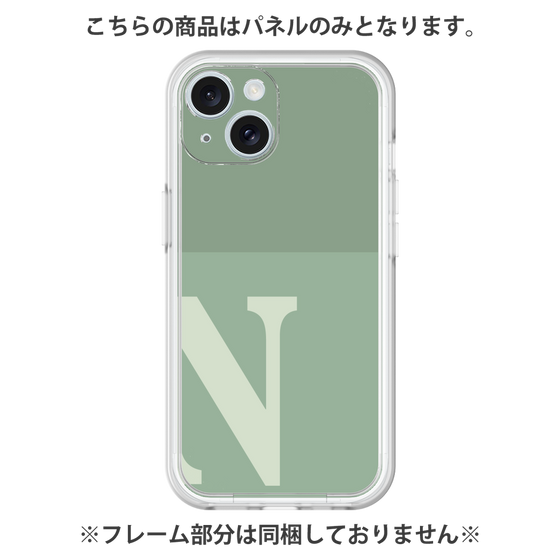 プレミアムパネル［ オリジナル - initial two tone - N green ］