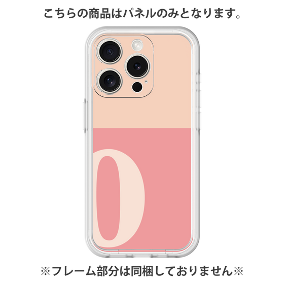 プレミアムパネル［ オリジナル - initial two tone - O pink ］