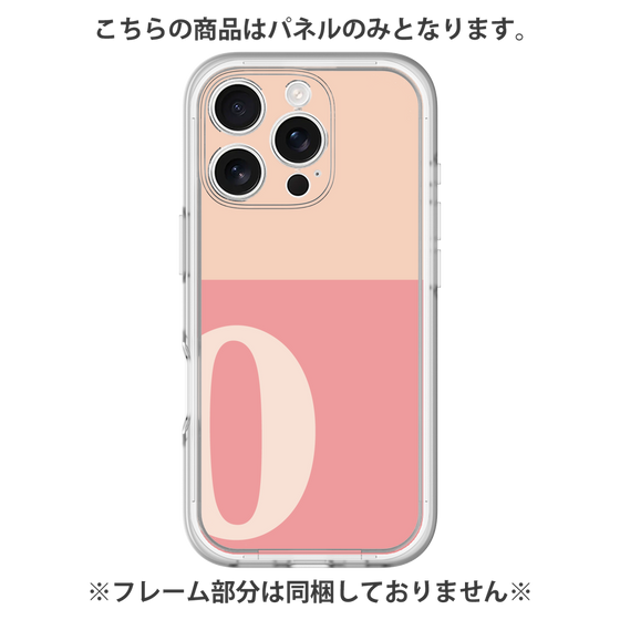 プレミアムパネル［ オリジナル - initial two tone - O pink ］