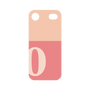 プレミアムパネル［ オリジナル - initial two tone - O pink ］