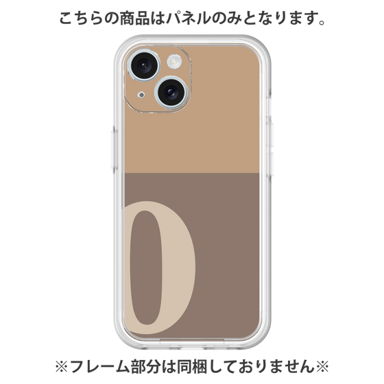 プレミアムパネル［ オリジナル - initial two tone - O brown ］