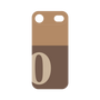 プレミアムパネル［ オリジナル - initial two tone - O brown ］